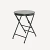 Discount Folding Side Table Short Black Tables - Coffee & Side