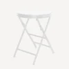 Outlet Folding Side Table Short White Tables - Coffee & Side