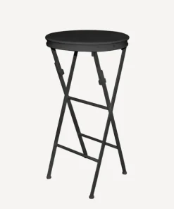 Outlet Folding Side Table Tall Black Tables - Coffee & Side