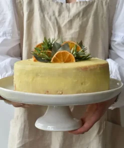 Online Franco Rustic White Cake Stand Cakestands & Domes