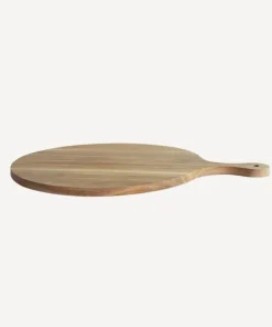 New French Oak Round Board with Handle Kitchen & Dining Accessories