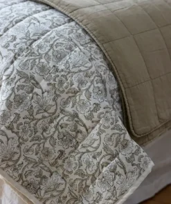 Sale Freya Quilt Taupe Small Bed Linen