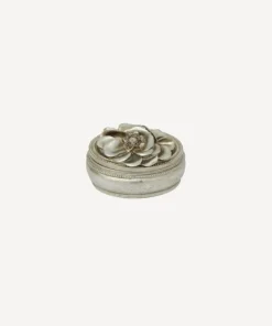 Outlet Gardenia Oval Trinket Box Dressing Table Accessories