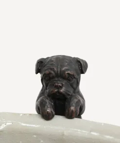New Hanging French Bulldog Dark Brown Decorative Objects