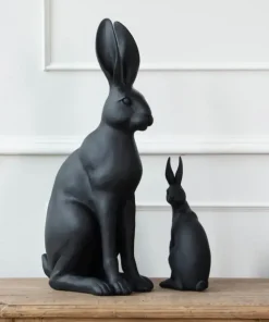 Clearance Harold the Hare Turning Black Decorative Objects