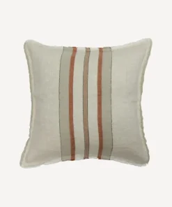 Sale Herringbone Stripe Linen Cushion Cover Natural Cushions
