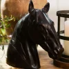 Fashion Horse Head D&eacute;cor Bronze Finish Decorative Objects