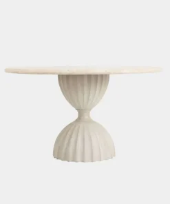 Discount Josephine Travertine Table Tables - Dining