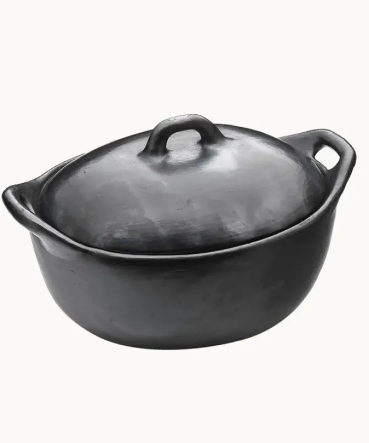 New La Chamba Oval Casserole Dish with Lid (Size 4) Cookware