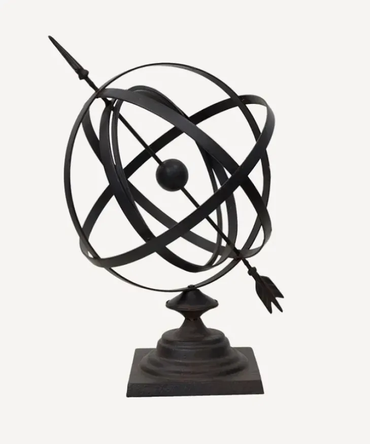 Online Large Iron Sphere Garden Accessories