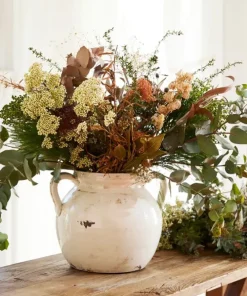Best Luna Aged White Urn Urns, Vases & Planters