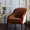 Hot Lupita Cinnamon Velvet Lounge Chair Chairs – Occasional