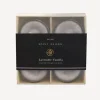 New Maison Glass Tealights Lavender Vanilla (4PC) Candles