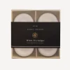 New Maison Glass Tealights White Tea Ginger (4PC) Candles