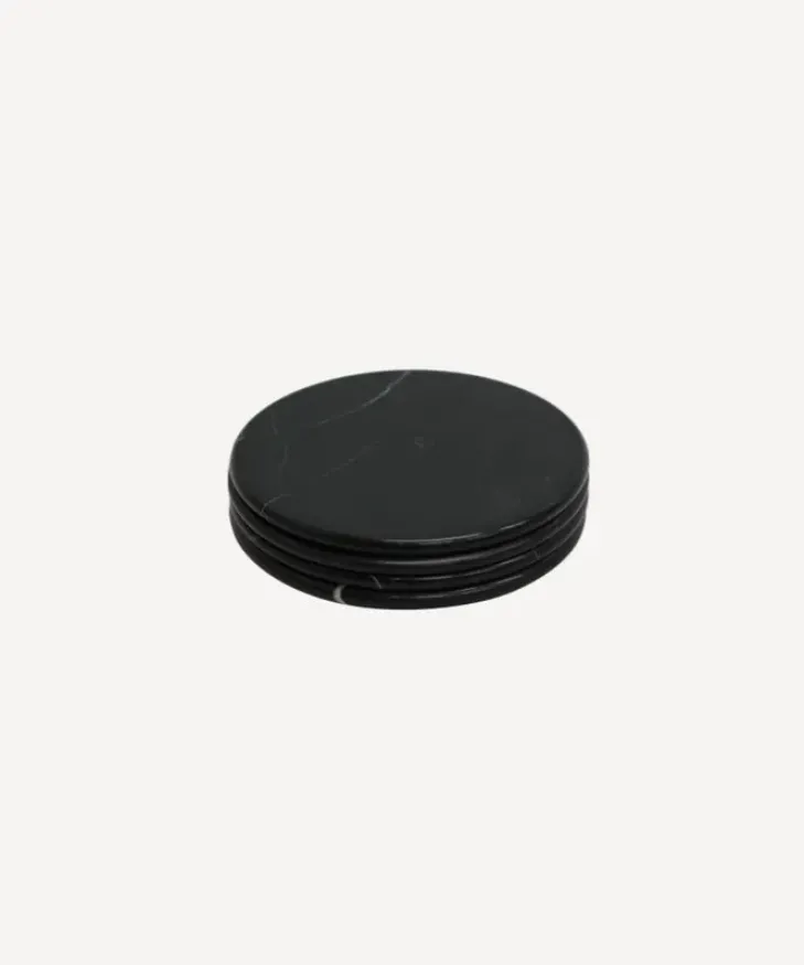 Outlet Malmo Coasters Black (4PC) Placemats & Coasters