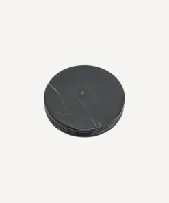 Outlet Malmo Coasters Black (4PC) Placemats & Coasters