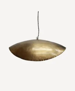 Sale Masaomi Crimped Edge Pendent Gold Small Chandeliers & Hanging Lights
