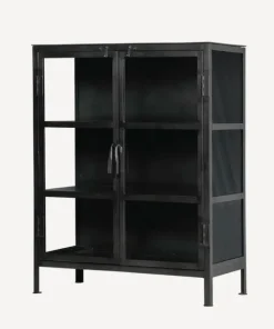 Outlet Monroe Short Glass Display Cabinet Shelving & Cabinets