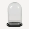 New Oval Dome Black Base Decorative Objects