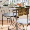 Clearance Paris Black Iron Chair Chairs – Dining