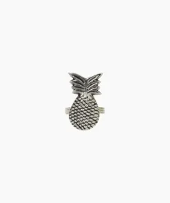 Clearance Pineapple Napkin Ring Silver Kitchen & Dining Accessories