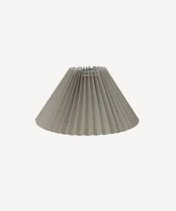 Online Pleated Linen Shade 35cmD Taupe Lampshades