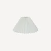 Discount Pleated Linen Shade 26cmD White Lampshades