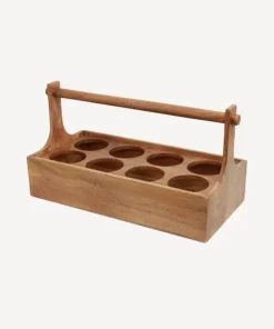 New Ploughmans Glass Carrier Cannisters & Jars