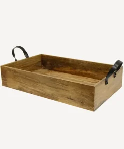 Discount Ploughmans Small Rectangle Tray Iron Handle Trays