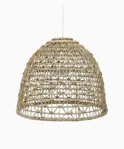 Outlet Province Open Weave Rattan Light Shade Chandeliers & Hanging Lights