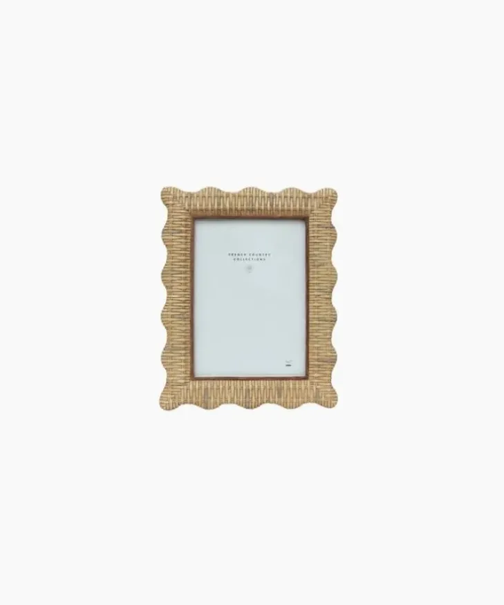 Sale Rattan Wavy Photo Frame 5x7 Photoframes