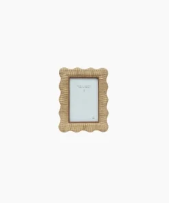 New Rattan Wavy Photo Frame 4x6 Photoframes
