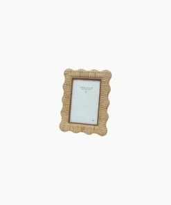 New Rattan Wavy Photo Frame 4x6 Photoframes