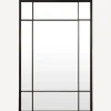 Clearance Rect Iron Grid Mirror Mirrors