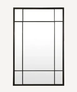 Clearance Rect Iron Grid Mirror Mirrors