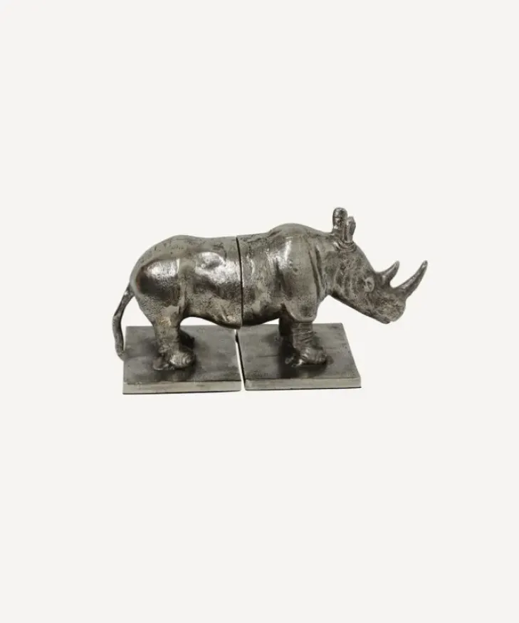Hot Rhino Bookends Bookends