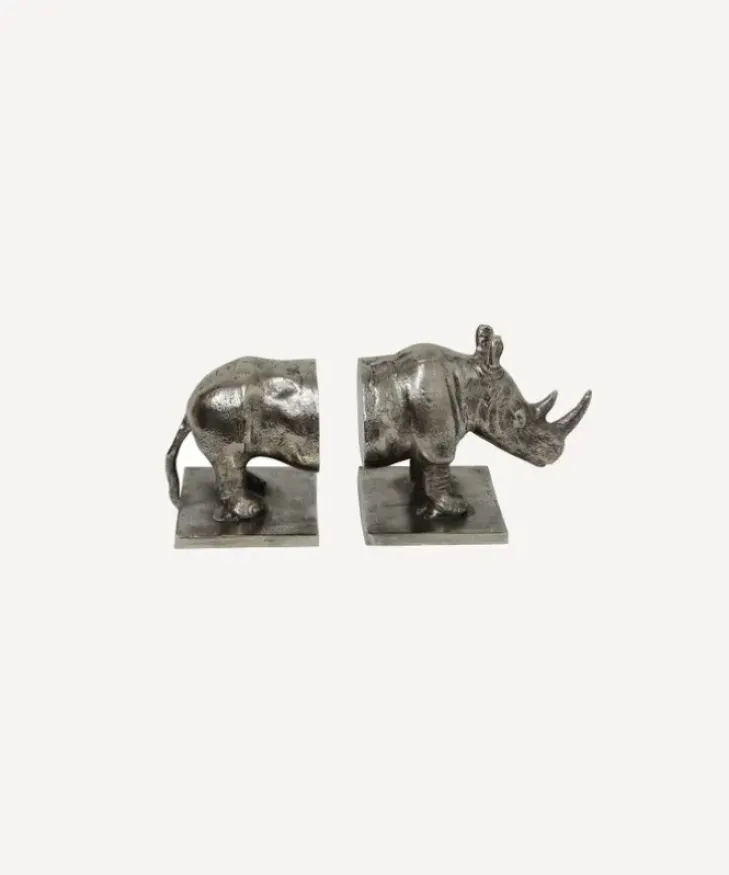 Hot Rhino Bookends Bookends
