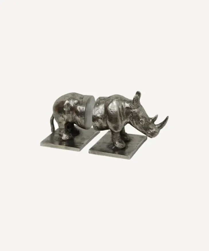 Hot Rhino Bookends Bookends