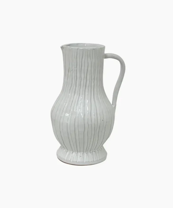 Discount Ribbed Jug Large Urns, Vases & Planters