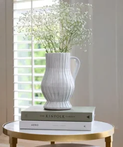 Hot Ribbed Jug Small Urns, Vases & Planters