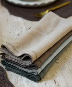 Discount Riley Napkin Brown Tablecloths & Napkins