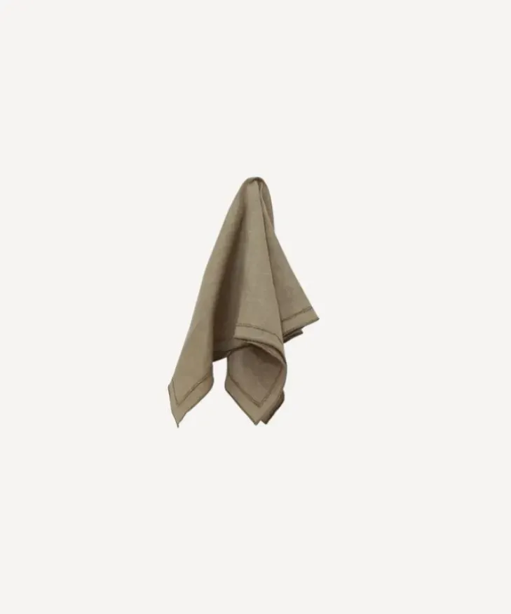 Fashion Riley Napkin Taupe Tablecloths & Napkins
