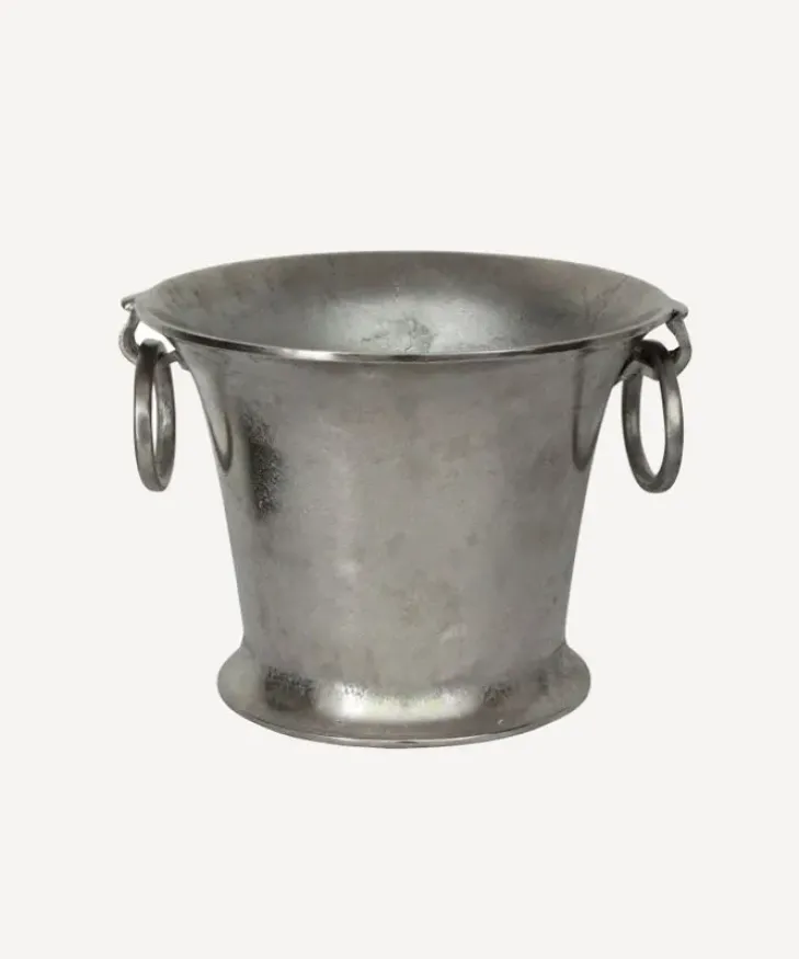 New Ring Silver Champagne Bucket Champagne & Ice Buckets
