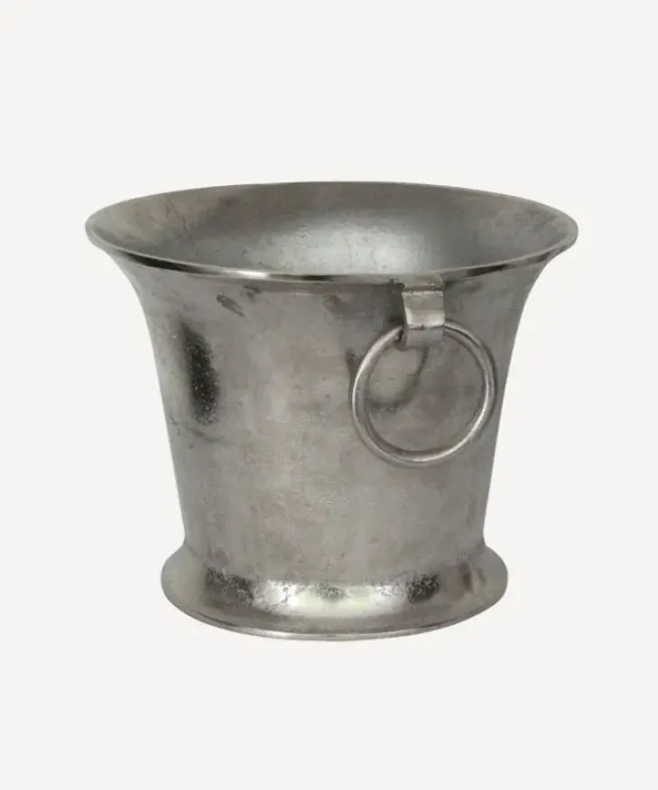 New Ring Silver Champagne Bucket Champagne & Ice Buckets