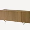 Sale Roderick Ridged Sideboard Natural Sideboards