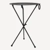 Outlet Round Black Atlas Table Tables - Coffee & Side