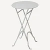 Hot Round Narrow Side Table Cream Tables - Coffee & Side