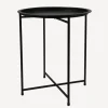 Outlet Round Tray Table on Folding Legs Tables - Coffee & Side