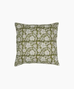 Fashion Salta Floral Chartreuse Cushion Cover Cushions