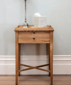 Online Saskia Bedside Table Oak Natural Bedsides & Dressers